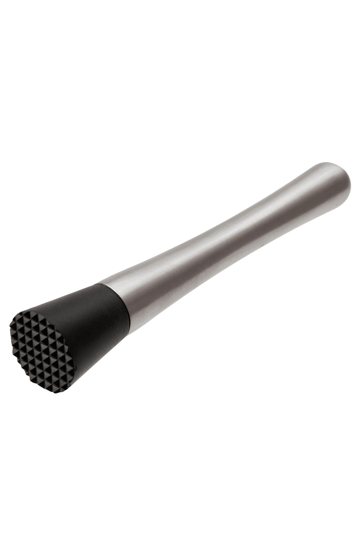 Stainless Steel & Plastic Muddler 8 1/4 inch