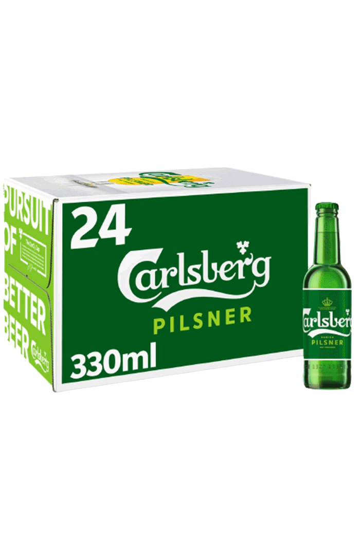 CARLSBERG PILSNER 24 X 330ML BOTTLE