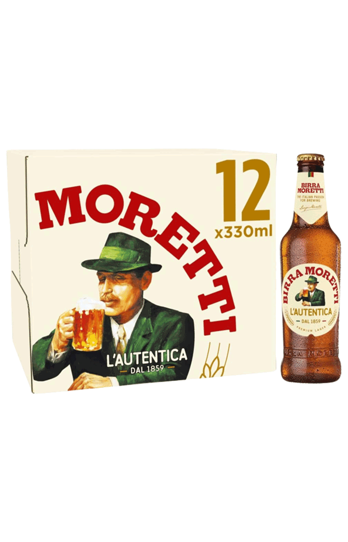 BIRRA MORETTI PREMIUM LAGER 12 X 330ML