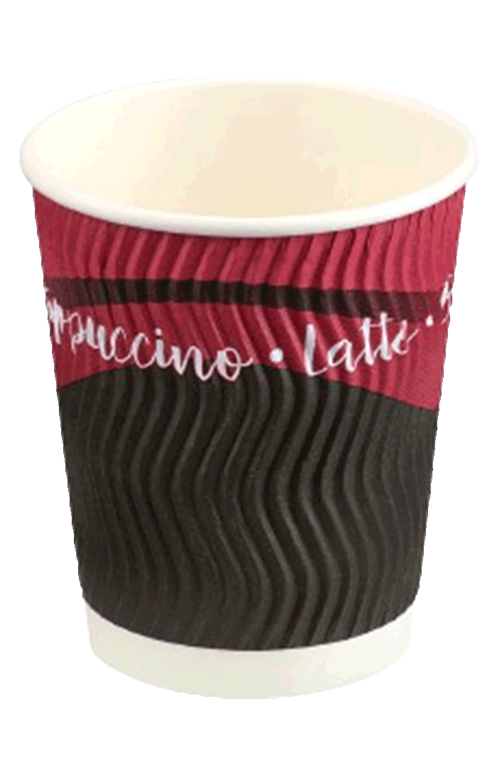 Caterpack Ripple Coffee Cups 8oz