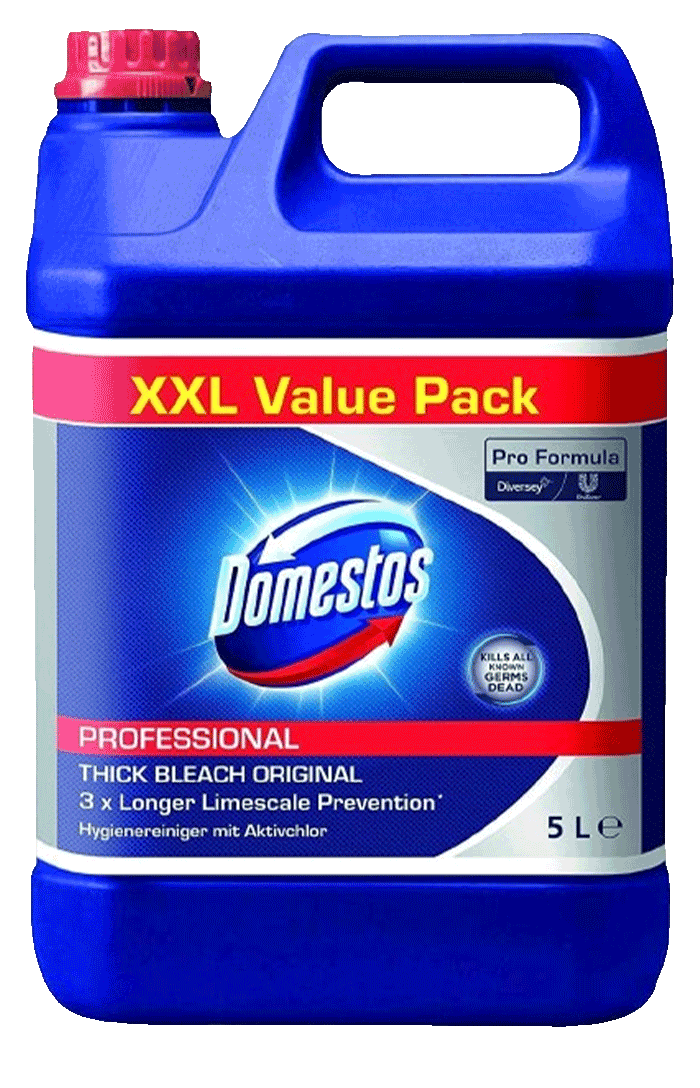 Domestos Professional Blue Thick Bleach 5 Ltr