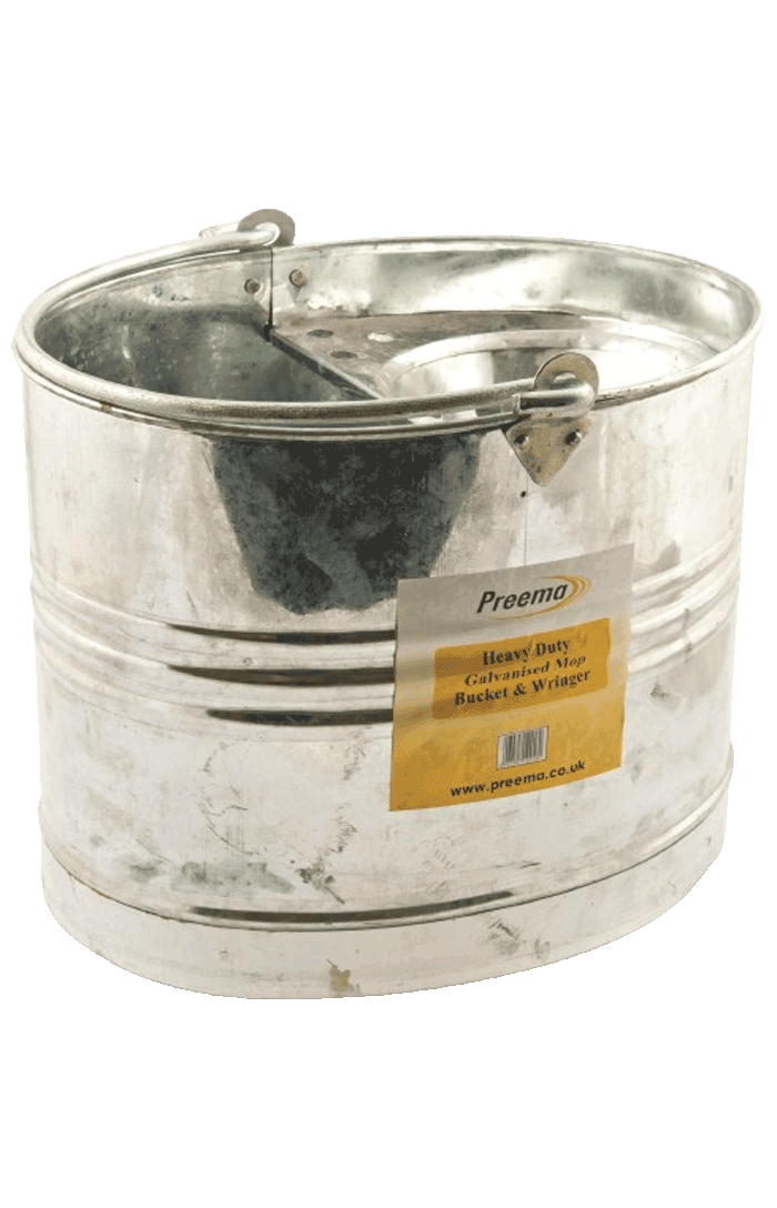 Preema Galvanised Steel Mop Bucket