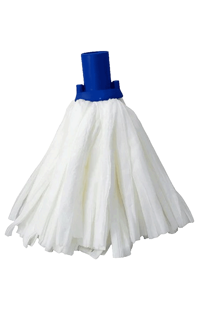 Super White Coloured Socket Mop - Blue