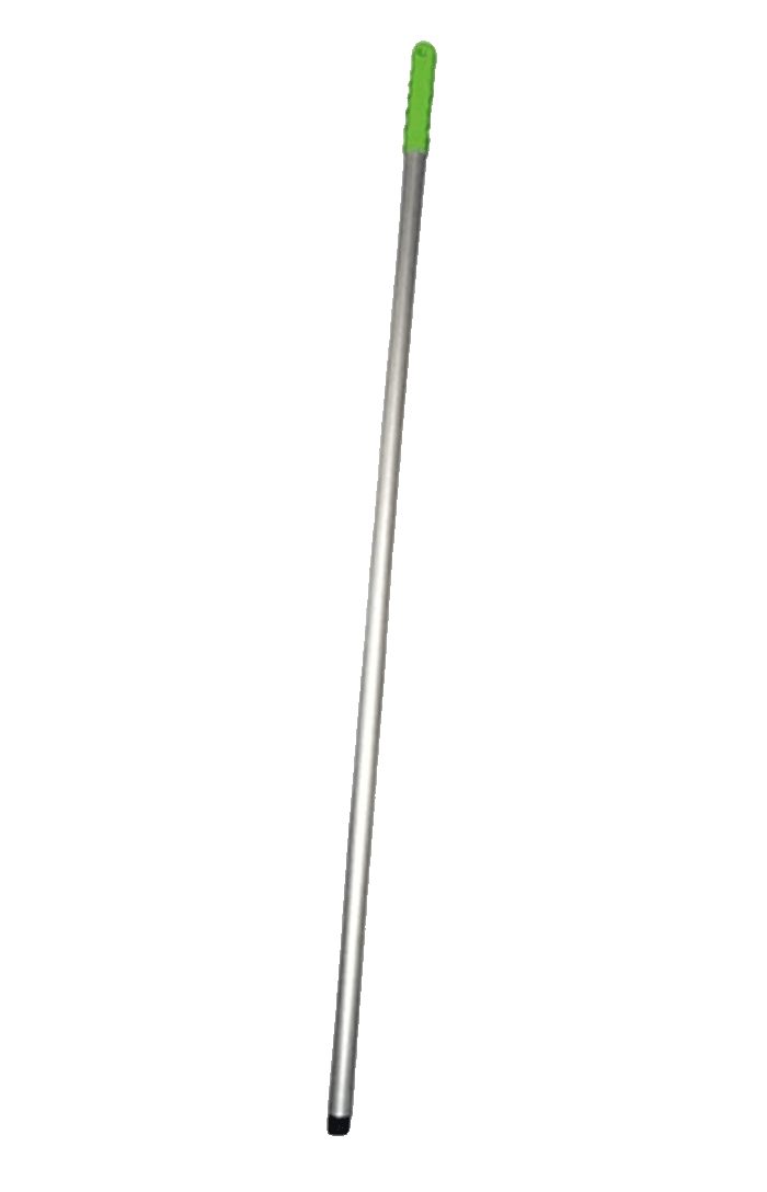 Aluminium Coloured Mop Handle - Green