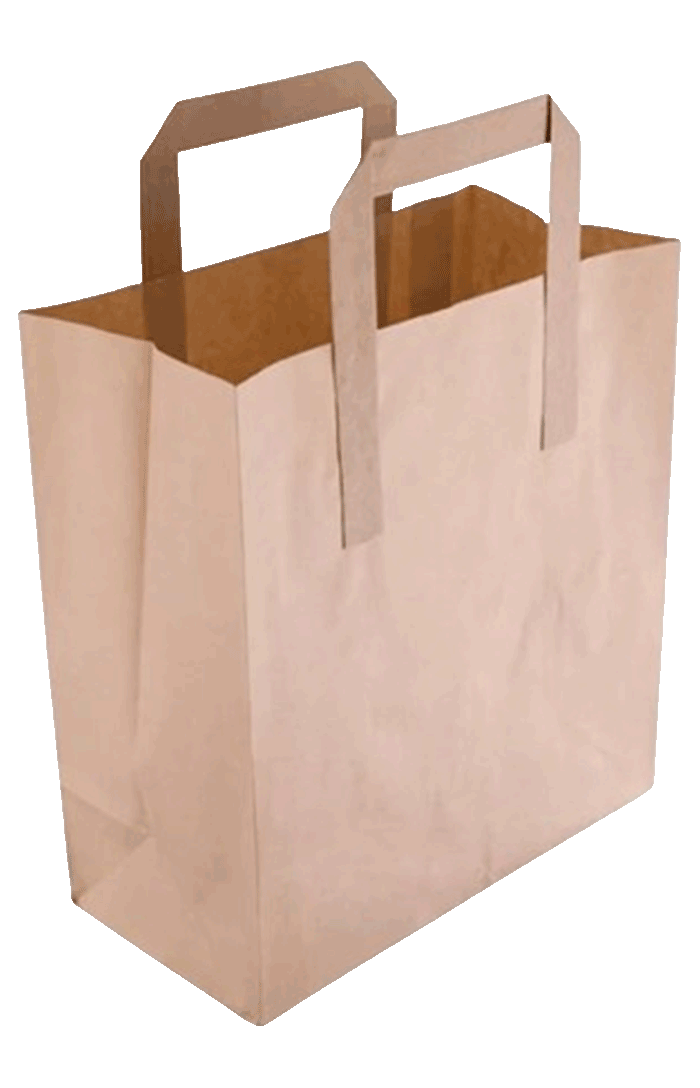 Brown Paper Takeaway bags Small
