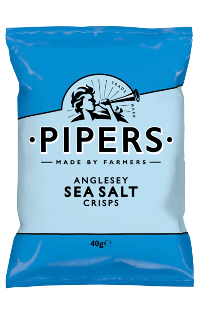Pipers Anglesey Sea Salt Crisps 40g