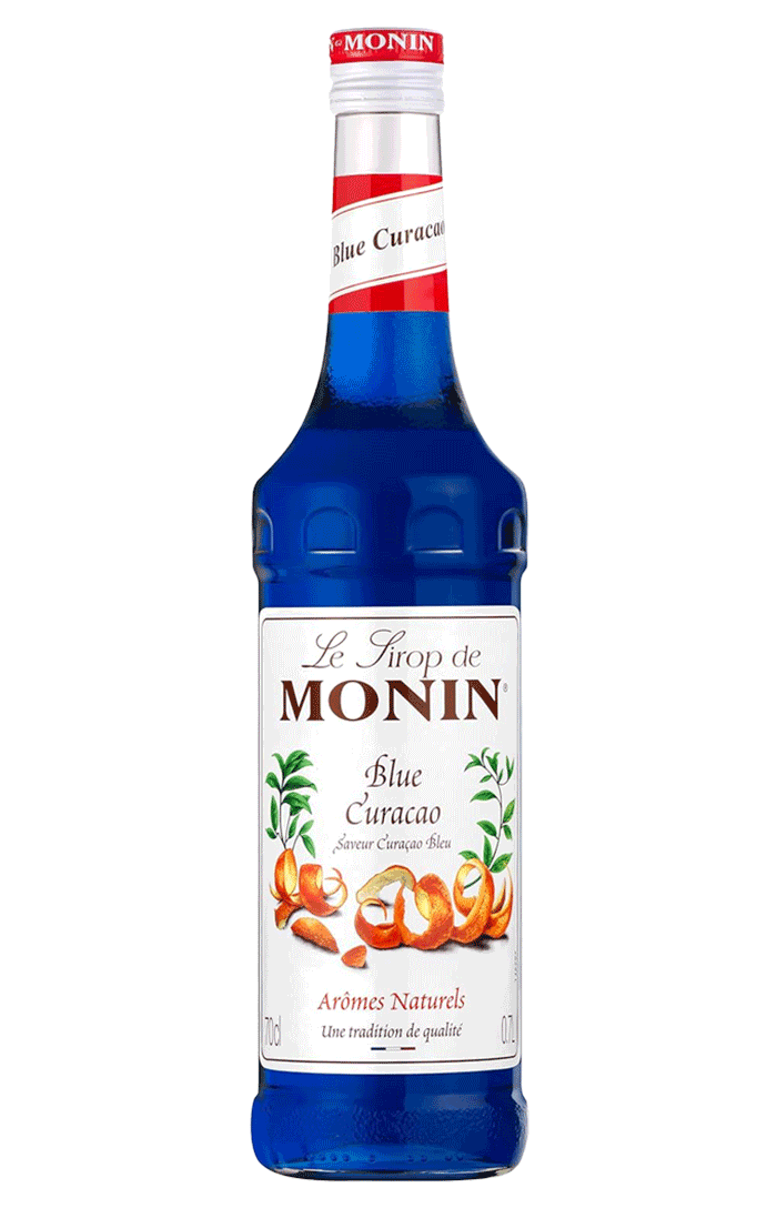 MONIN BLUE CURACAO SYRUP 70CL