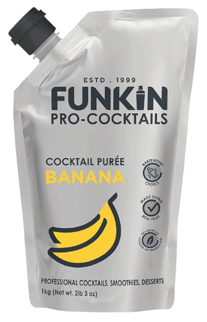 FUNKIN PRO BANANA PUREE 1LTR