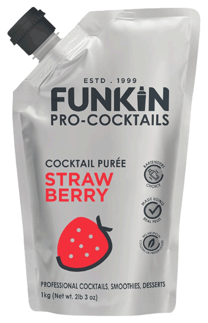 FUNKIN PRO STRAWBERRY PUREE 1LTR