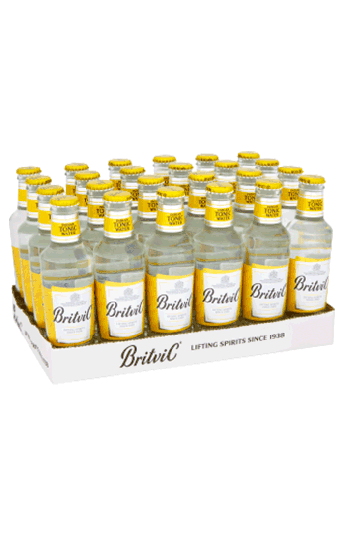 BRITVIC INDIAN TONIC WATER BOTTLES 24 X 200ML