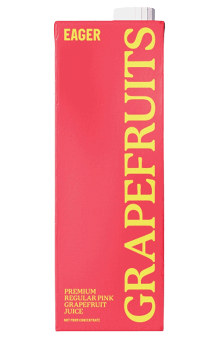 EAGER GRAPEFRUIT JUICE 8 X 1LTR