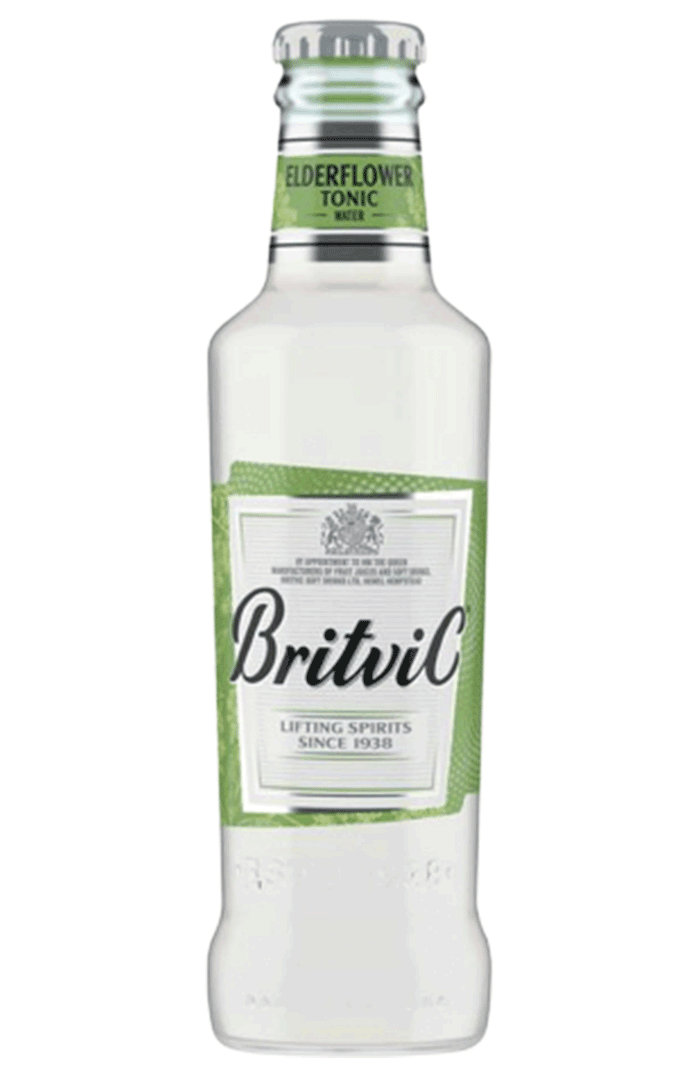 BRITVIC ELDERFLOWER LOW CALORIE BOTTLES 24 X 200ML