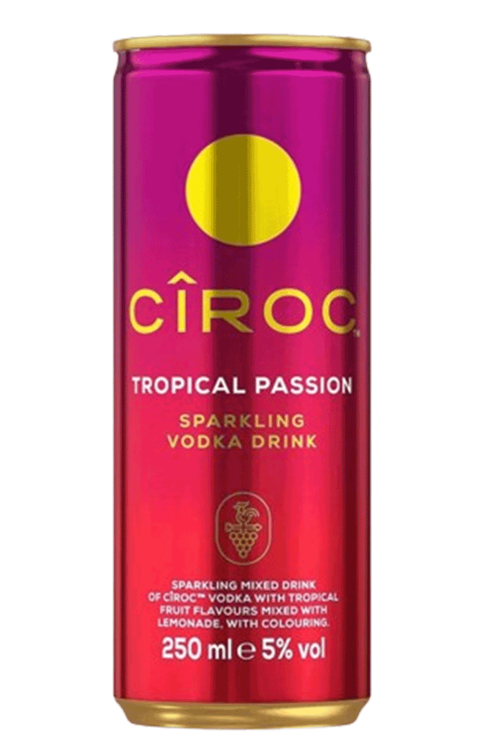 Ciroc Tropical Fusion RTD Cans 12 x 250ml