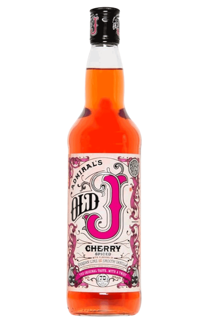 ADMIRALS OLD J CHERRY SPICED RUM 70CL