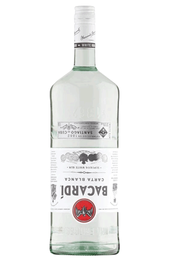 BACARDI CARTA BLANCA SUPERIOR WHITE RUM 1.5LTR