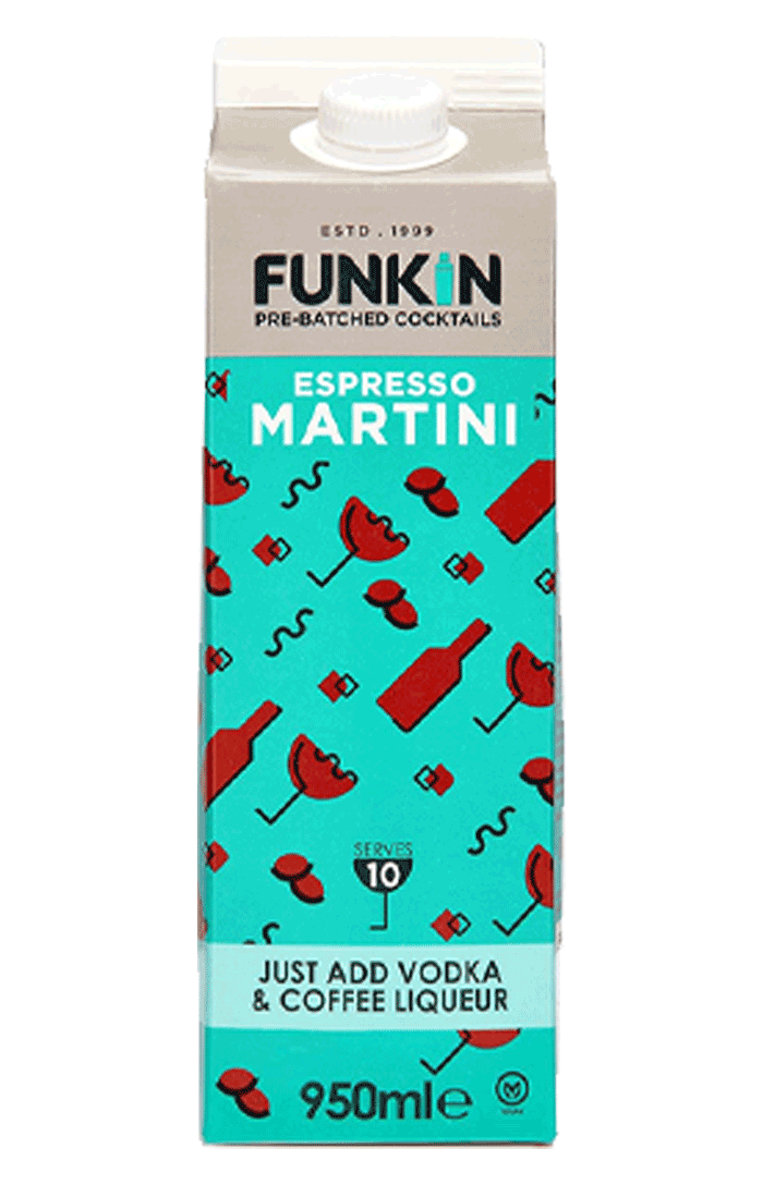 FUNKIN ESPRESSO MARTINI PREBATCHED 1 LITRE
